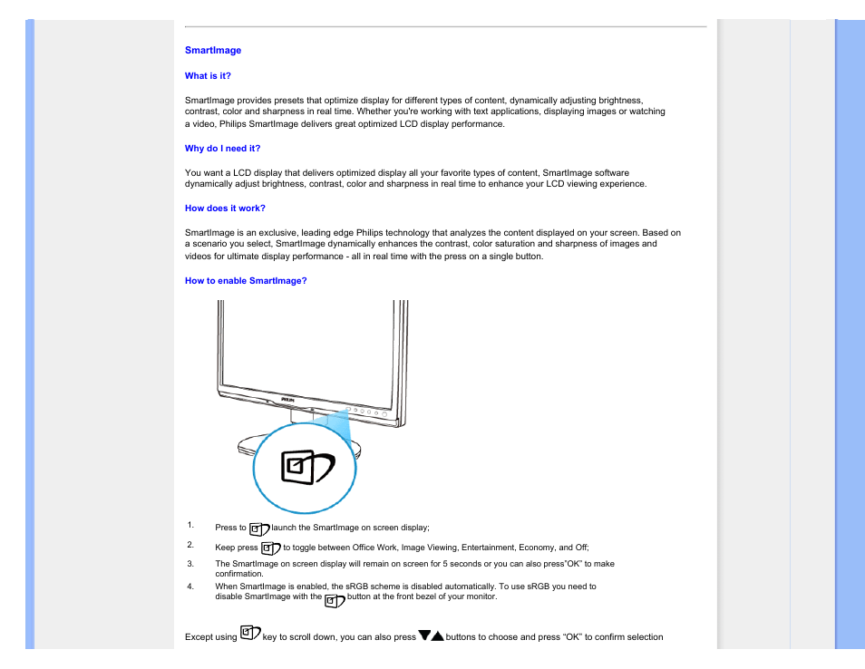 Smartimage | Philips 225B1CB-27 User Manual | Page 26 / 100