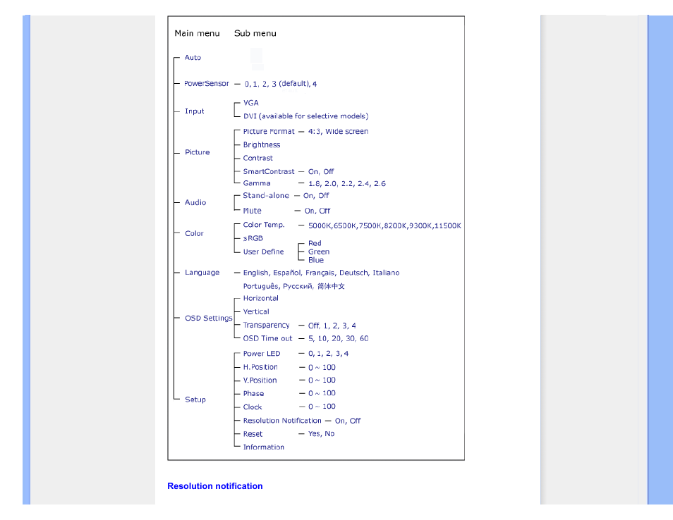 Philips 225B1CB-27 User Manual | Page 75 / 100