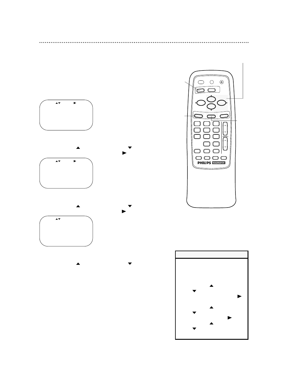 Language selection 17 | Philips VRA611AT User Manual | Page 17 / 48