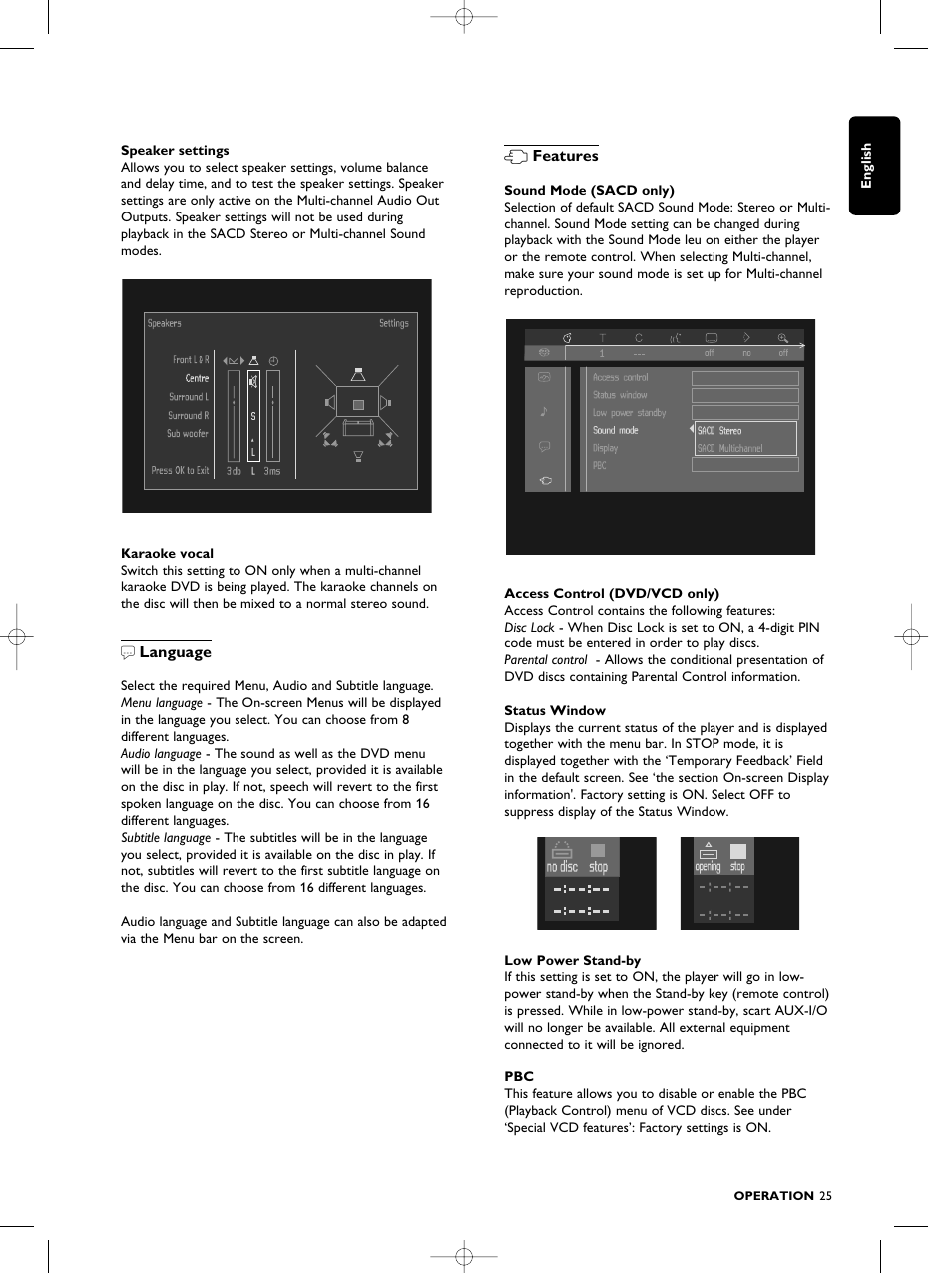 Philips SACD1000 User Manual | Page 25 / 107