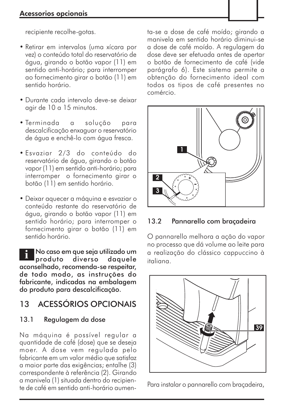 13 acessórios opcionais | Philips 741424043 User Manual | Page 107 / 132