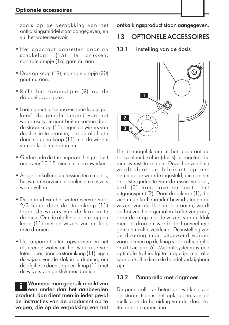 13 optionele accessoires | Philips 741424043 User Manual | Page 125 / 132