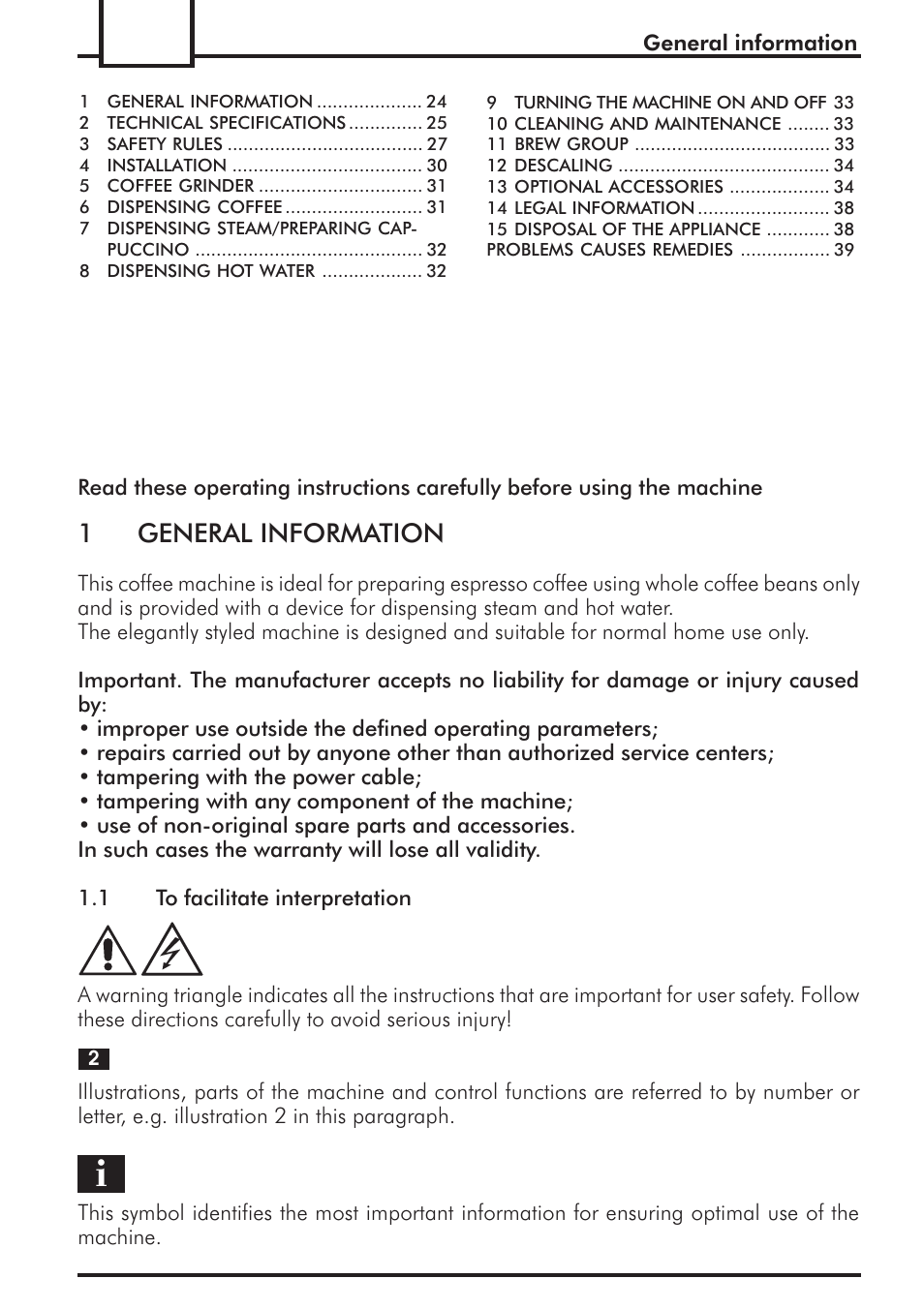 1general information | Philips 741424043 User Manual | Page 24 / 132