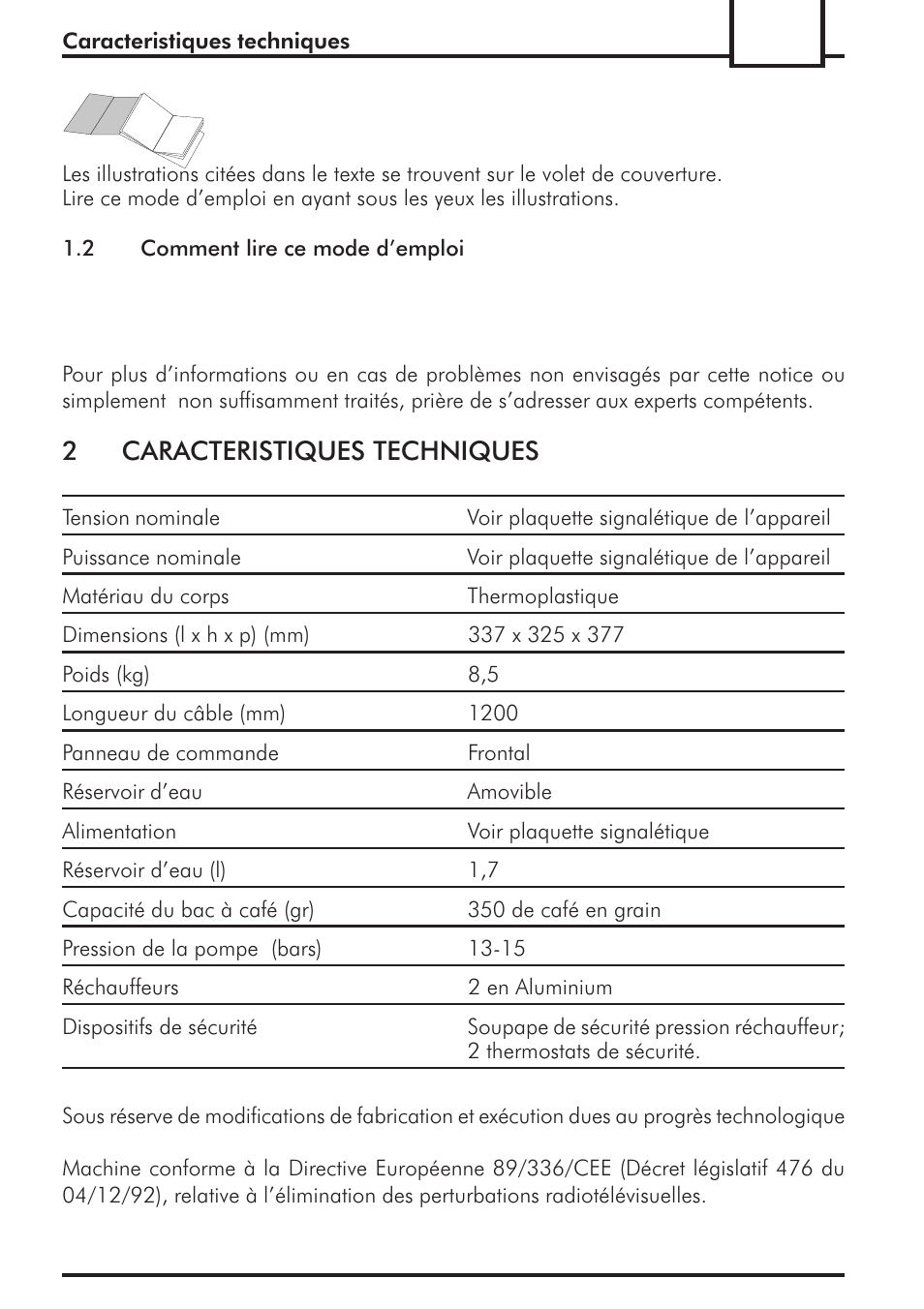 2caracteristiques techniques | Philips 741424043 User Manual | Page 43 / 132