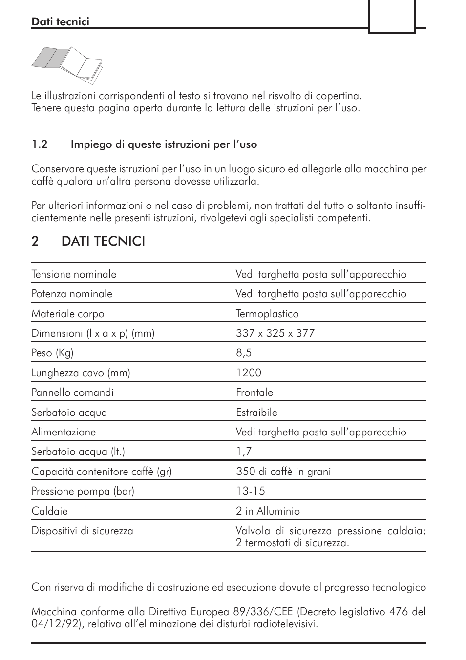 2dati tecnici | Philips 741424043 User Manual | Page 7 / 132