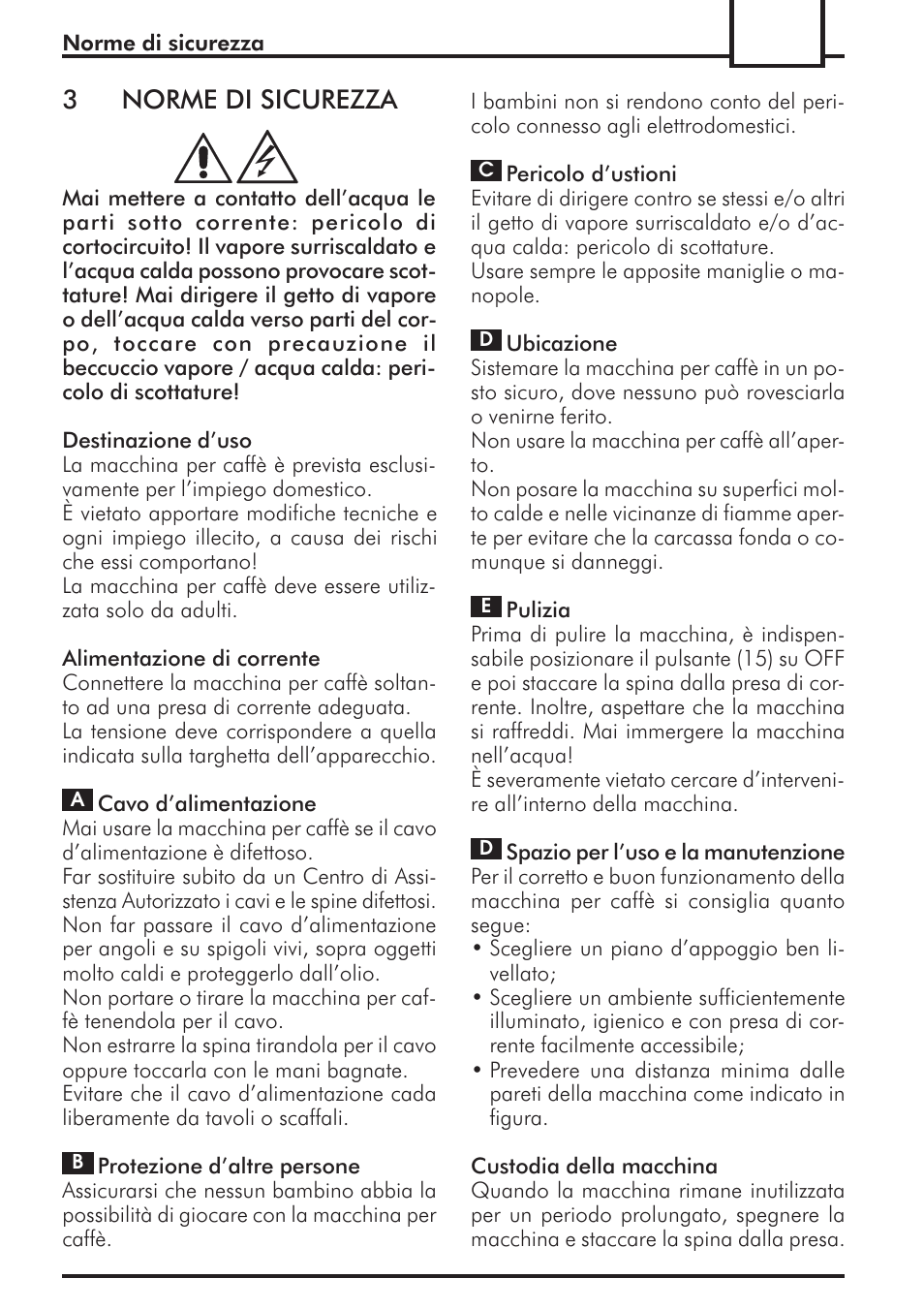 3norme di sicurezza | Philips 741424043 User Manual | Page 9 / 132