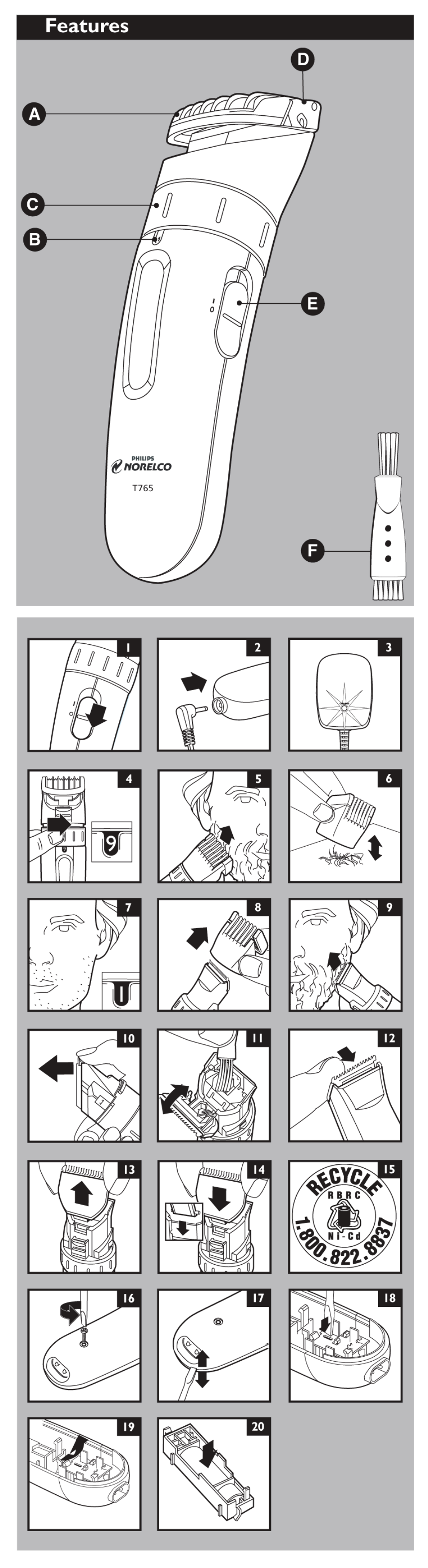 Philips T765-60 User Manual | Page 8 / 12