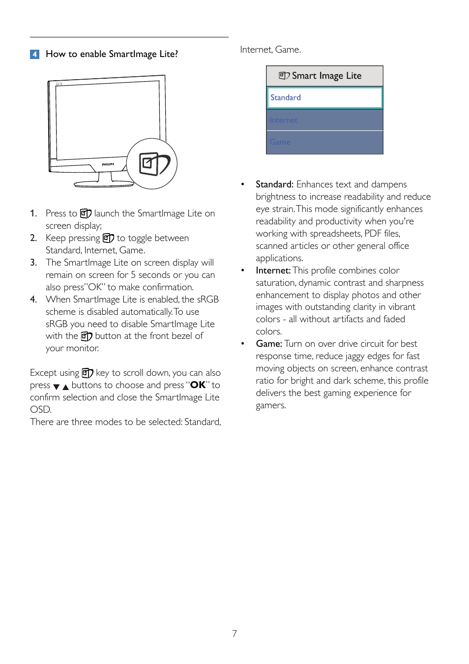 Philips 221E2SB1-00 User Manual | Page 9 / 47