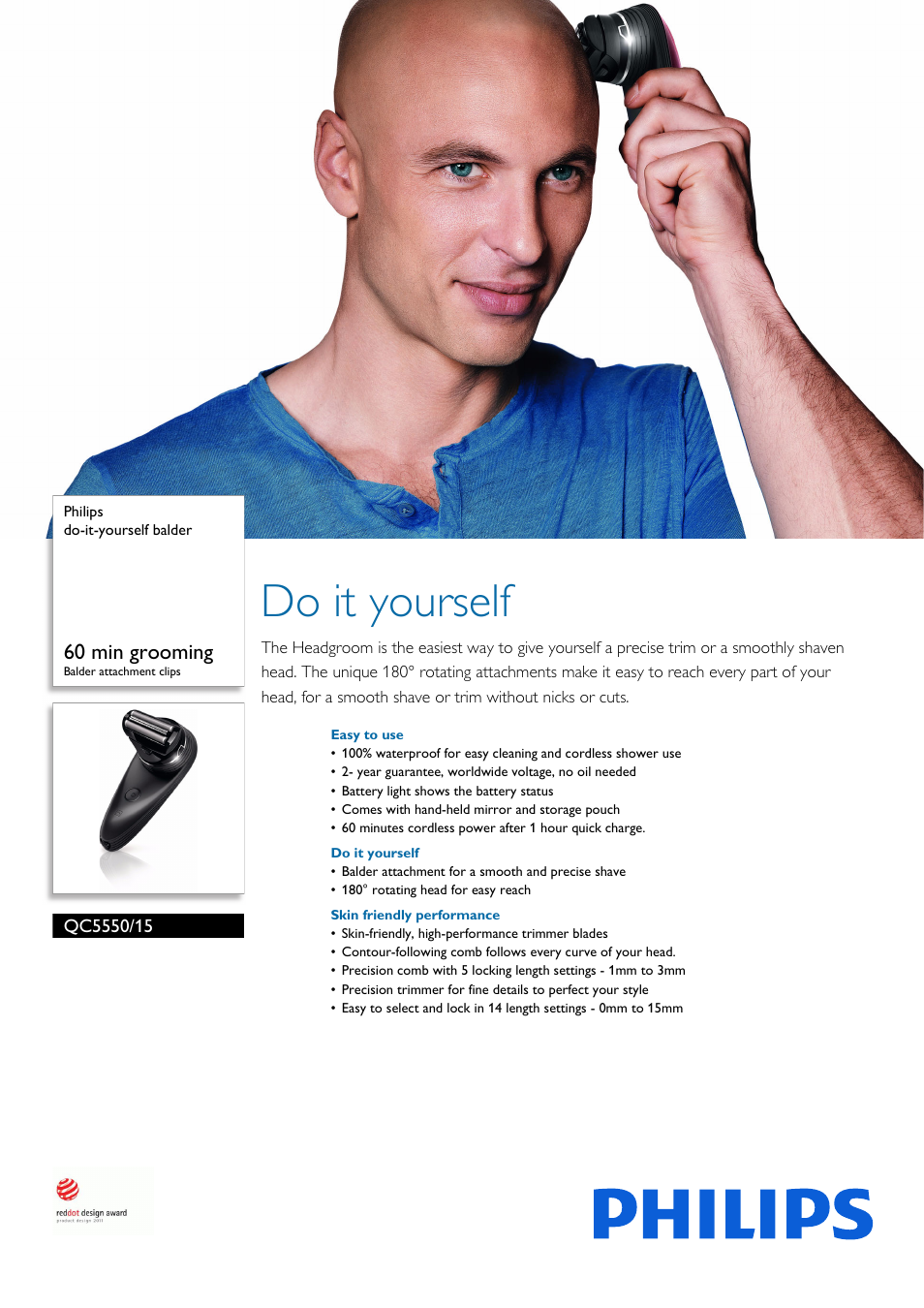 Philips QC5550-15 User Manual | 2 pages