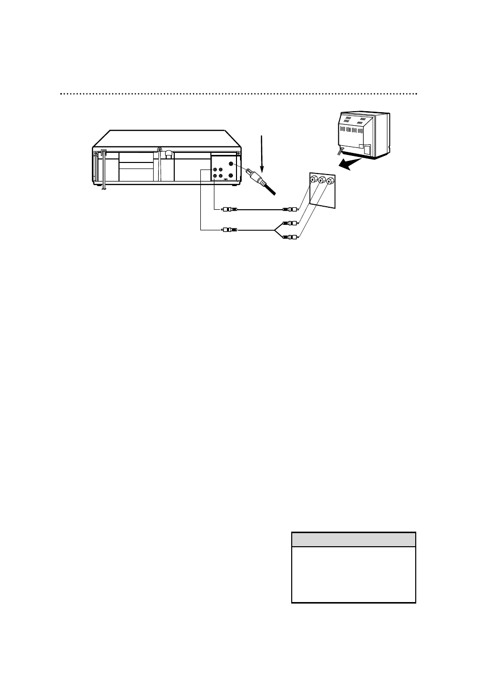 10 hookups with a stereo tv | Philips VRX342AT99 User Manual | Page 10 / 52