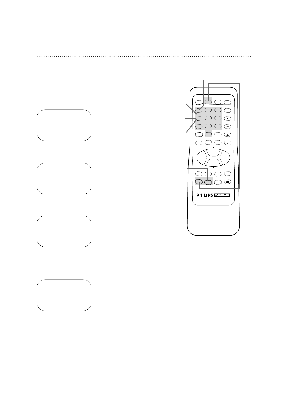 Setting the clock (cont’d) 17 | Philips VRX342AT99 User Manual | Page 17 / 52