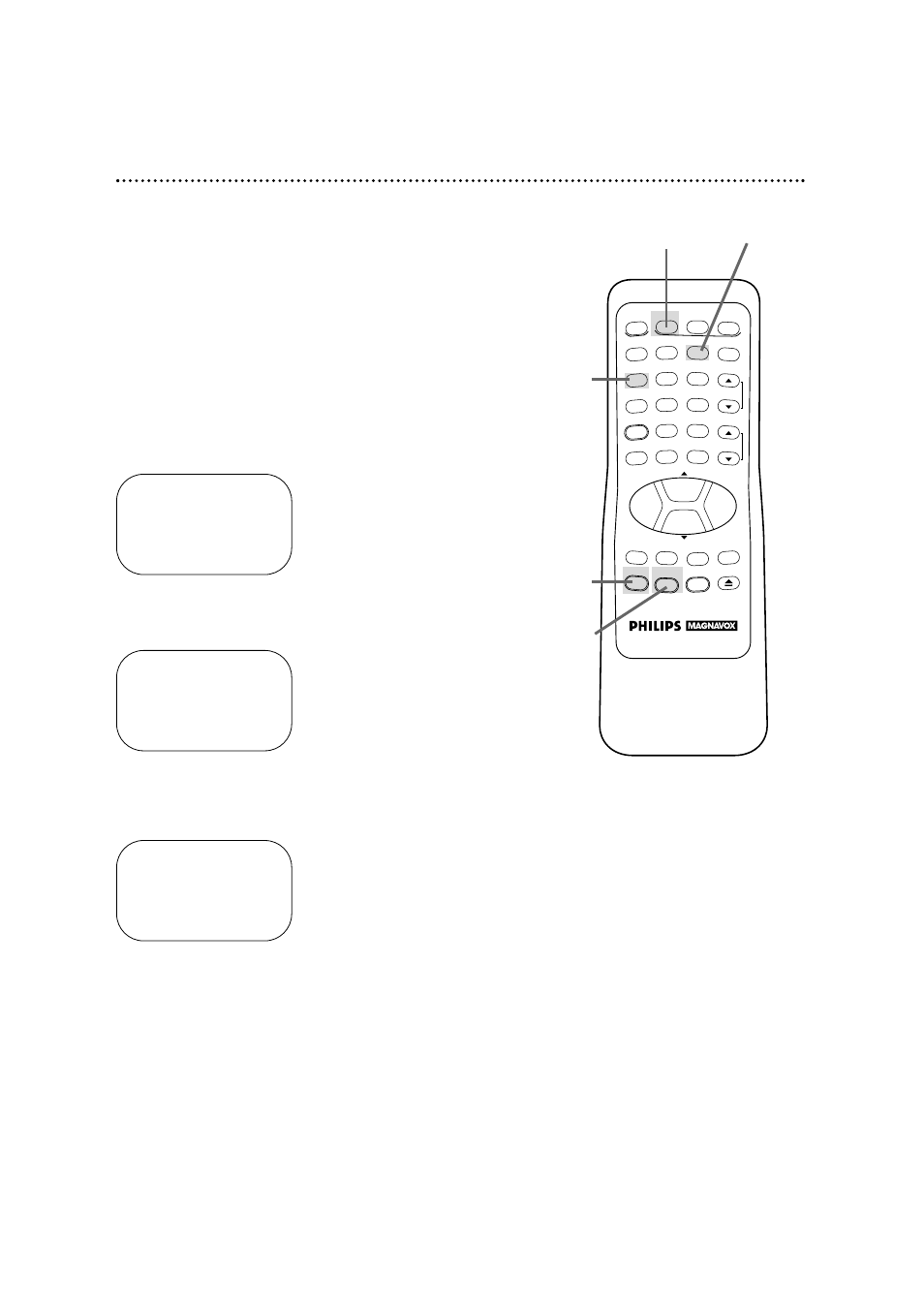 18 daylight-saving time selection, Daylight-saving time selection | Philips VRX342AT99 User Manual | Page 18 / 52