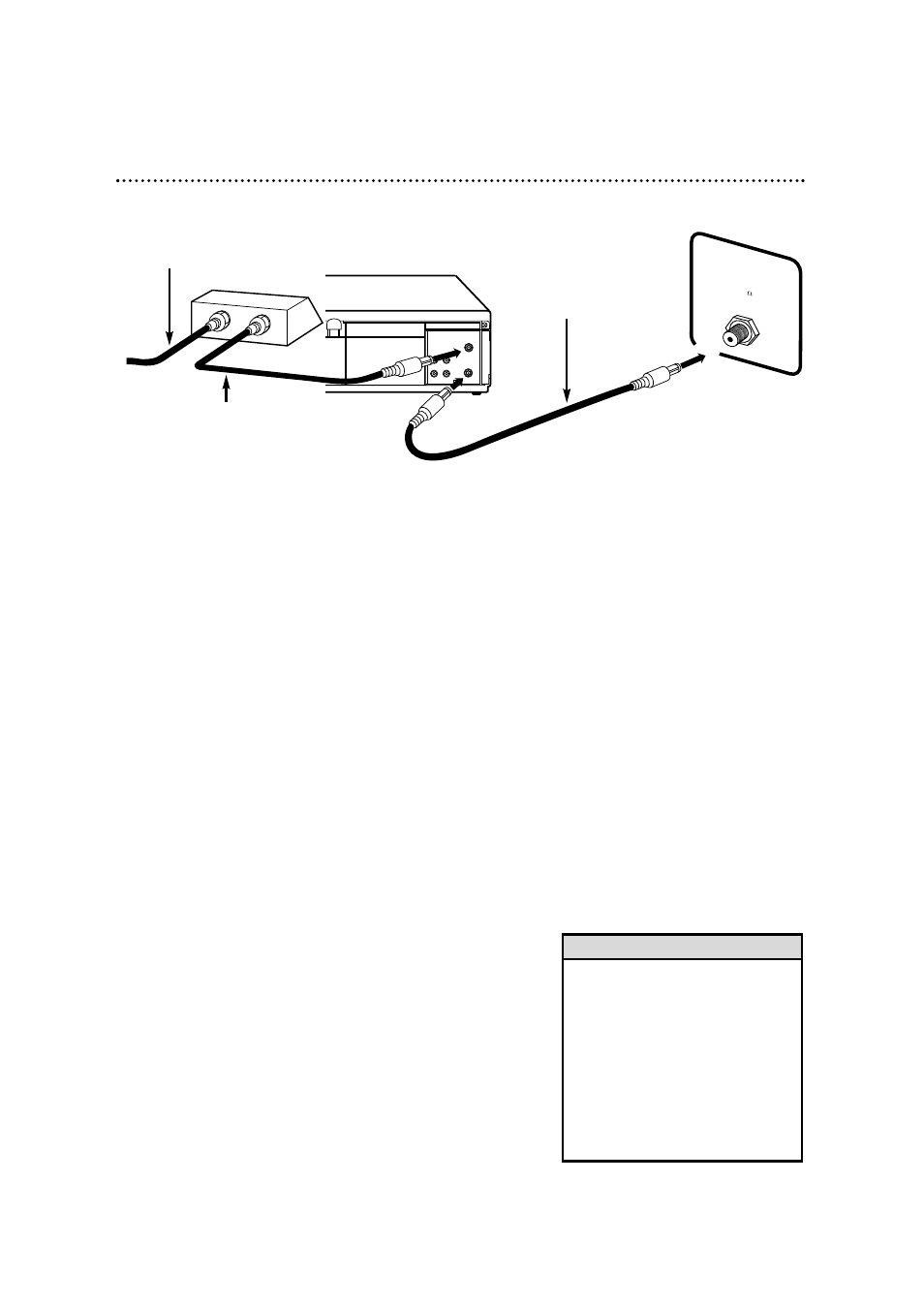 8 hookups with a cable box | Philips VRX342AT99 User Manual | Page 8 / 52