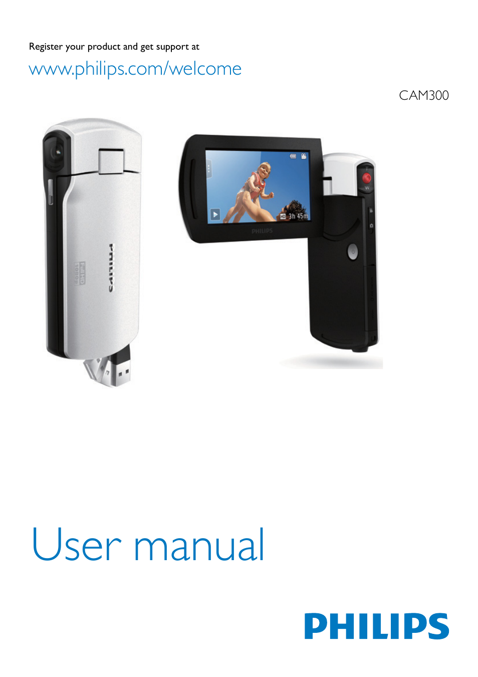 Philips CAM300WH-37 User Manual | 22 pages