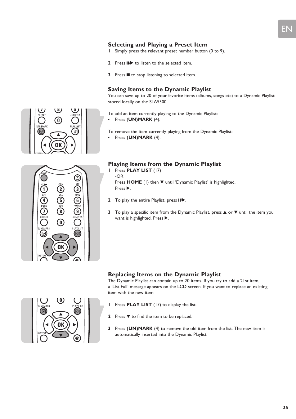 Philips SLA5500NS-17 User Manual | Page 25 / 38