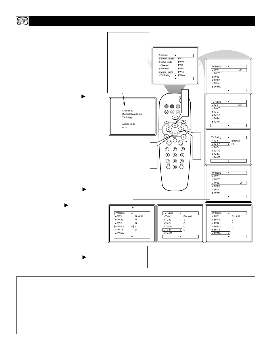 Tv r | Philips 20RF40S User Manual | Page 26 / 36