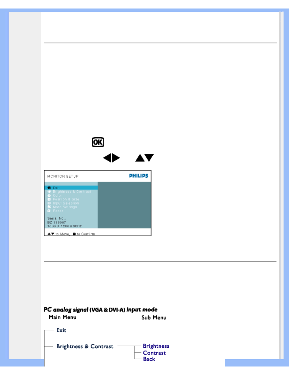 On-screen display | Philips 190P6EB-27 User Manual | Page 18 / 97