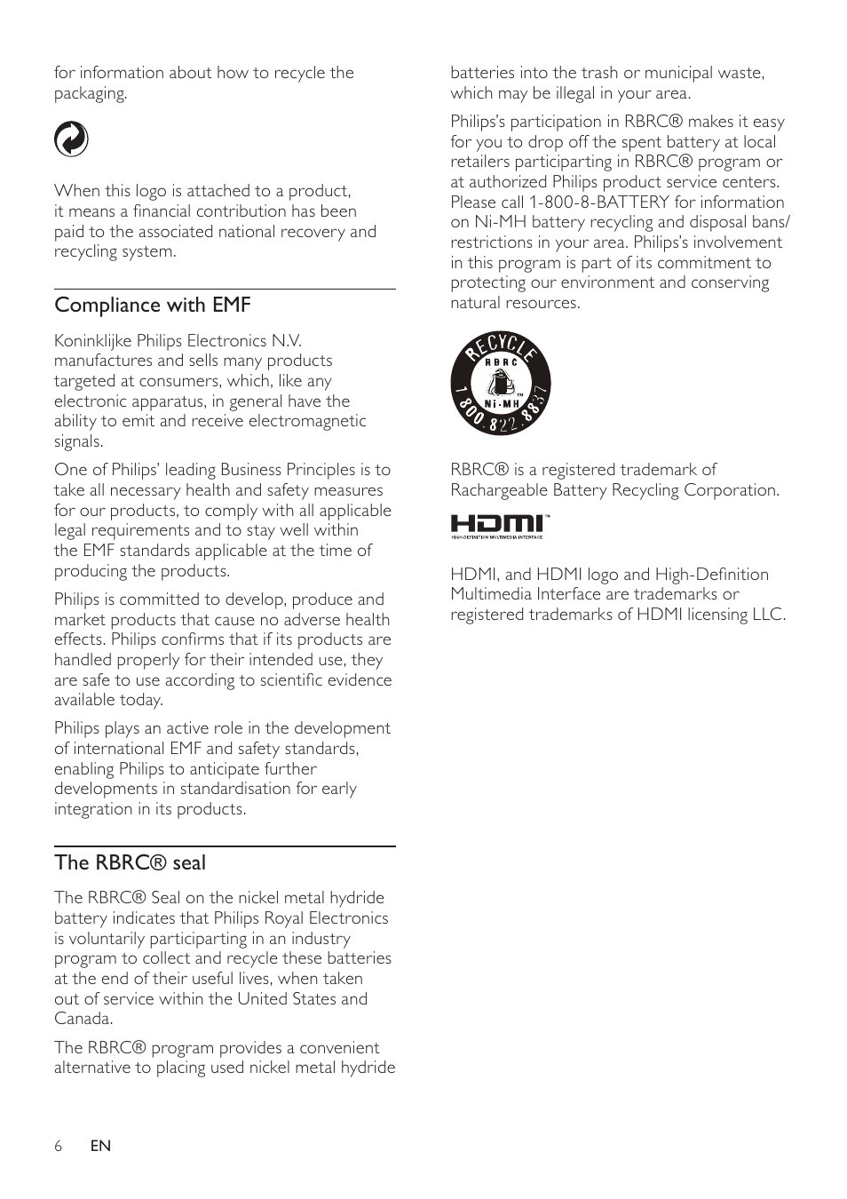 Philips SWW1800-27 User Manual | Page 6 / 24