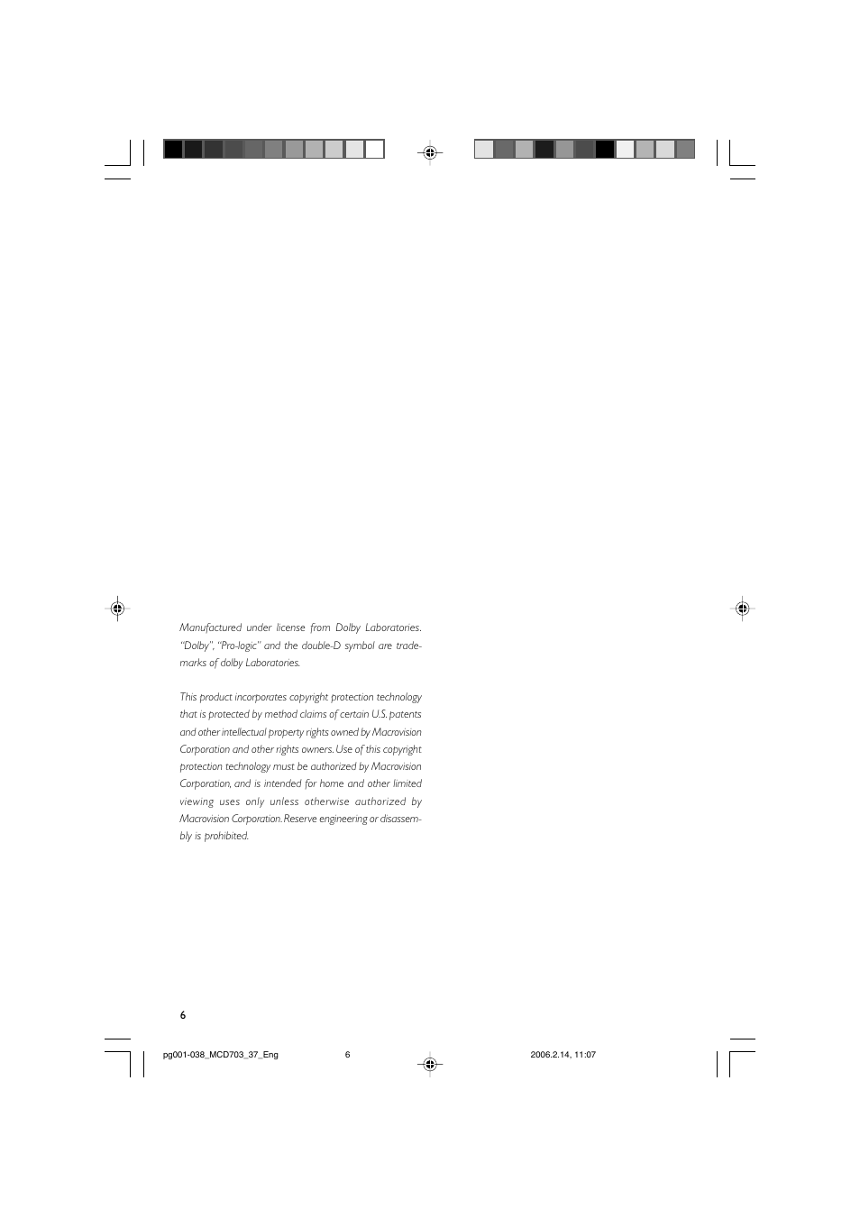 Philips MCD703-37 User Manual | Page 6 / 38
