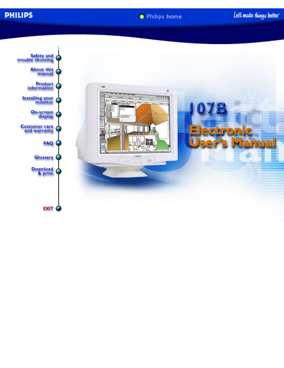 Philips 107B50-98 User Manual | 137 pages