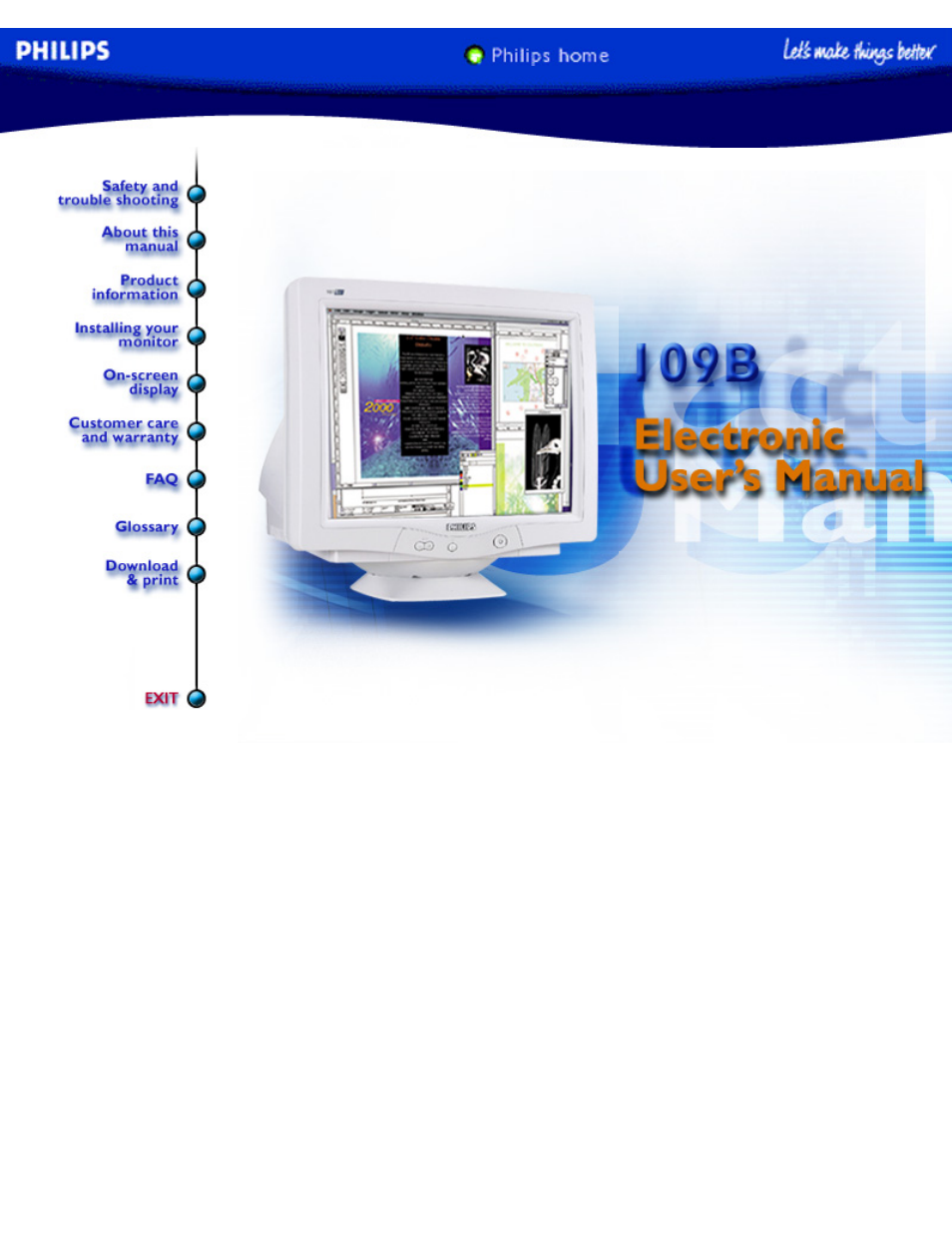 Philips 109B55-74 User Manual | 112 pages