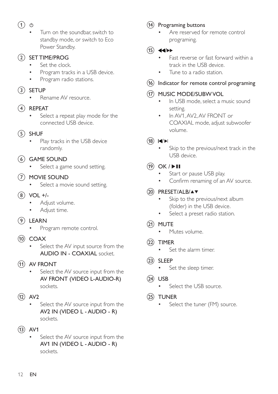 Philips HSB3280-F7B User Manual | Page 11 / 30