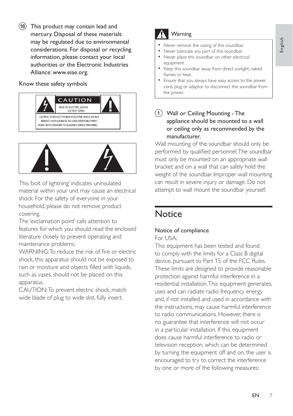 Philips HSB3280-F7B User Manual | Page 6 / 30