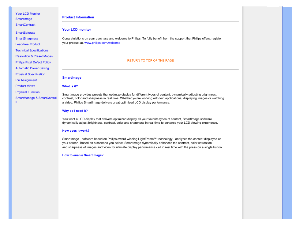 Product information | Philips Brilliance LCD monitor 170S9FB 17" SXGA User Manual | Page 6 / 110
