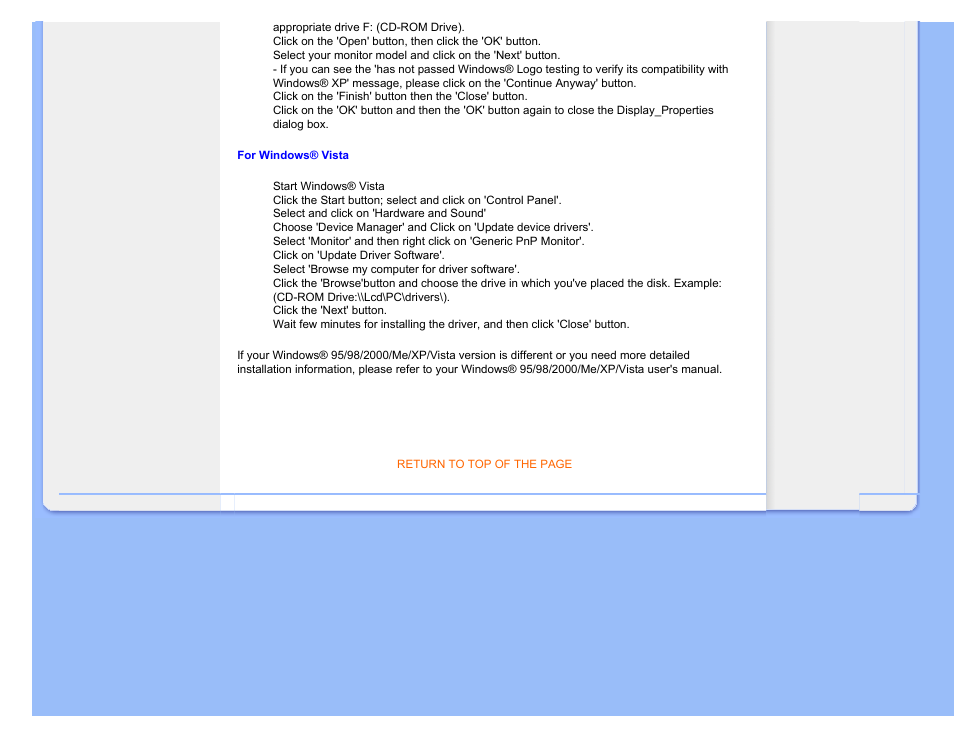 Philips Brilliance LCD monitor 170S9FB 17" SXGA User Manual | Page 87 / 110
