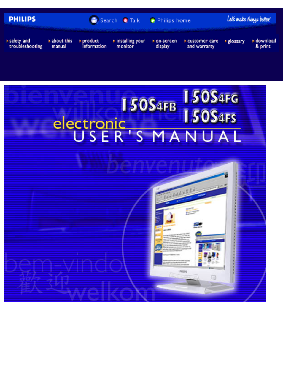 Philips 150S4FG-74 User Manual | 87 pages