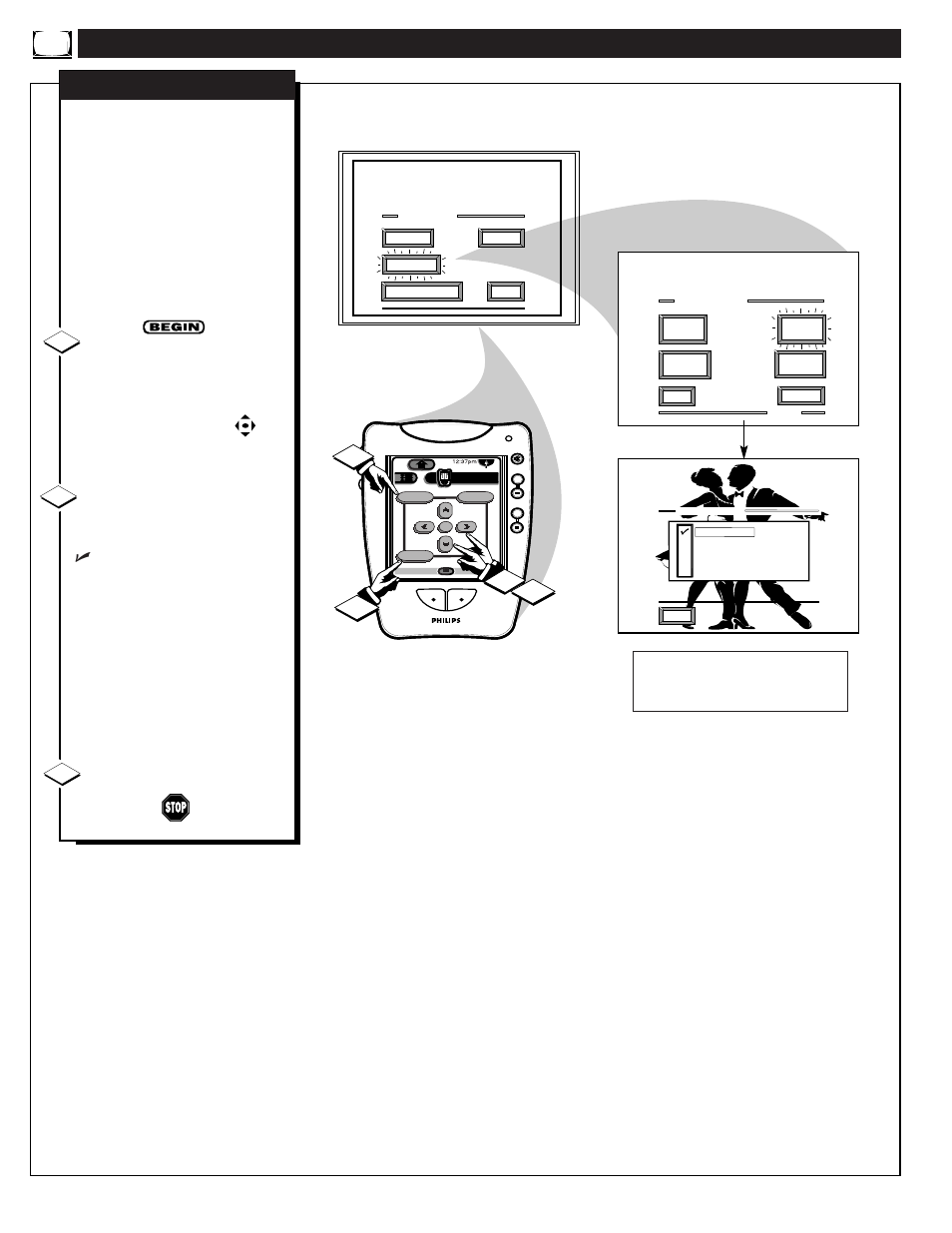 Eature, Ontrols, Continued | Philips 64PP975199 User Manual | Page 12 / 53