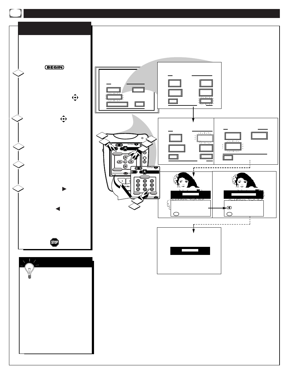 Eature, Ontrols, Continued | Parental control channel blocking | Philips 64PP975199 User Manual | Page 20 / 53