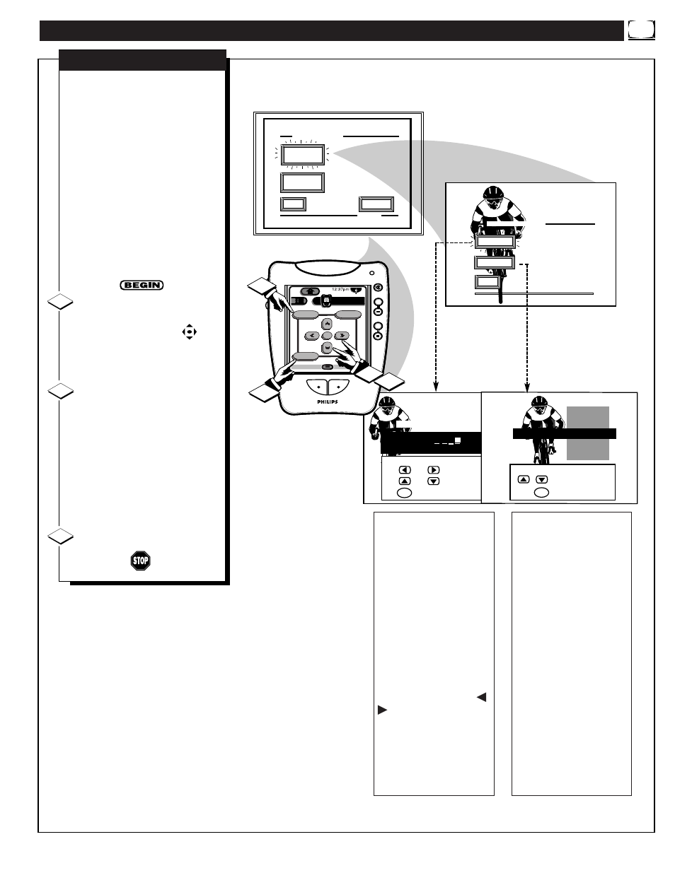 Eature, Ontrols, Continued | Philips 64PP975199 User Manual | Page 25 / 53