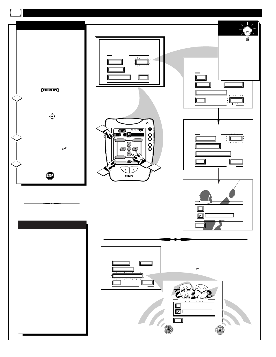 Ound, Ontrols, Continued | Stereo | Philips 64PP975199 User Manual | Page 28 / 53