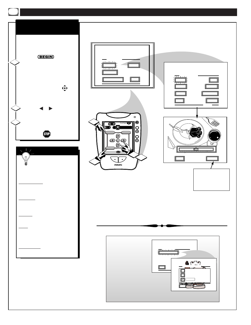 Icture, Ontrol, Djustments | 12 3 s | Philips 64PP975199 User Manual | Page 6 / 53