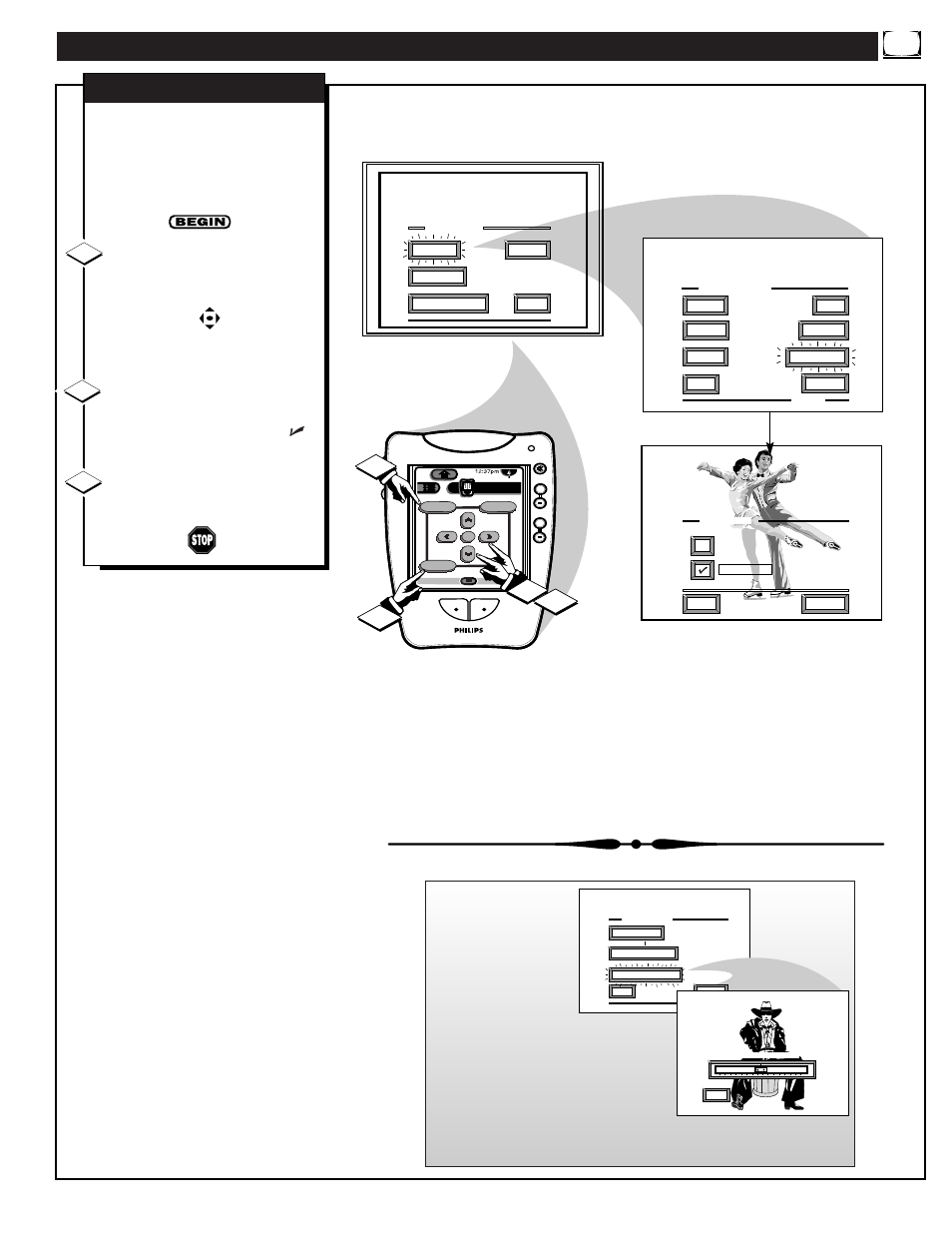 Icture, Ontrols, Continued | Clearview 1 2 3 | Philips 64PP975199 User Manual | Page 7 / 53