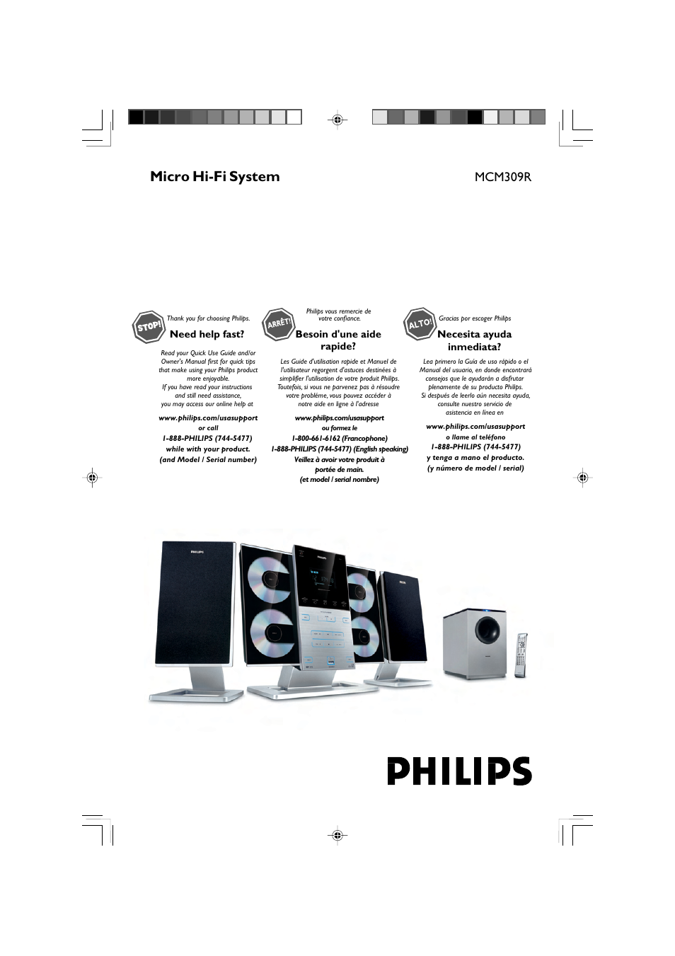 Philips MCM309R-37 User Manual | 35 pages