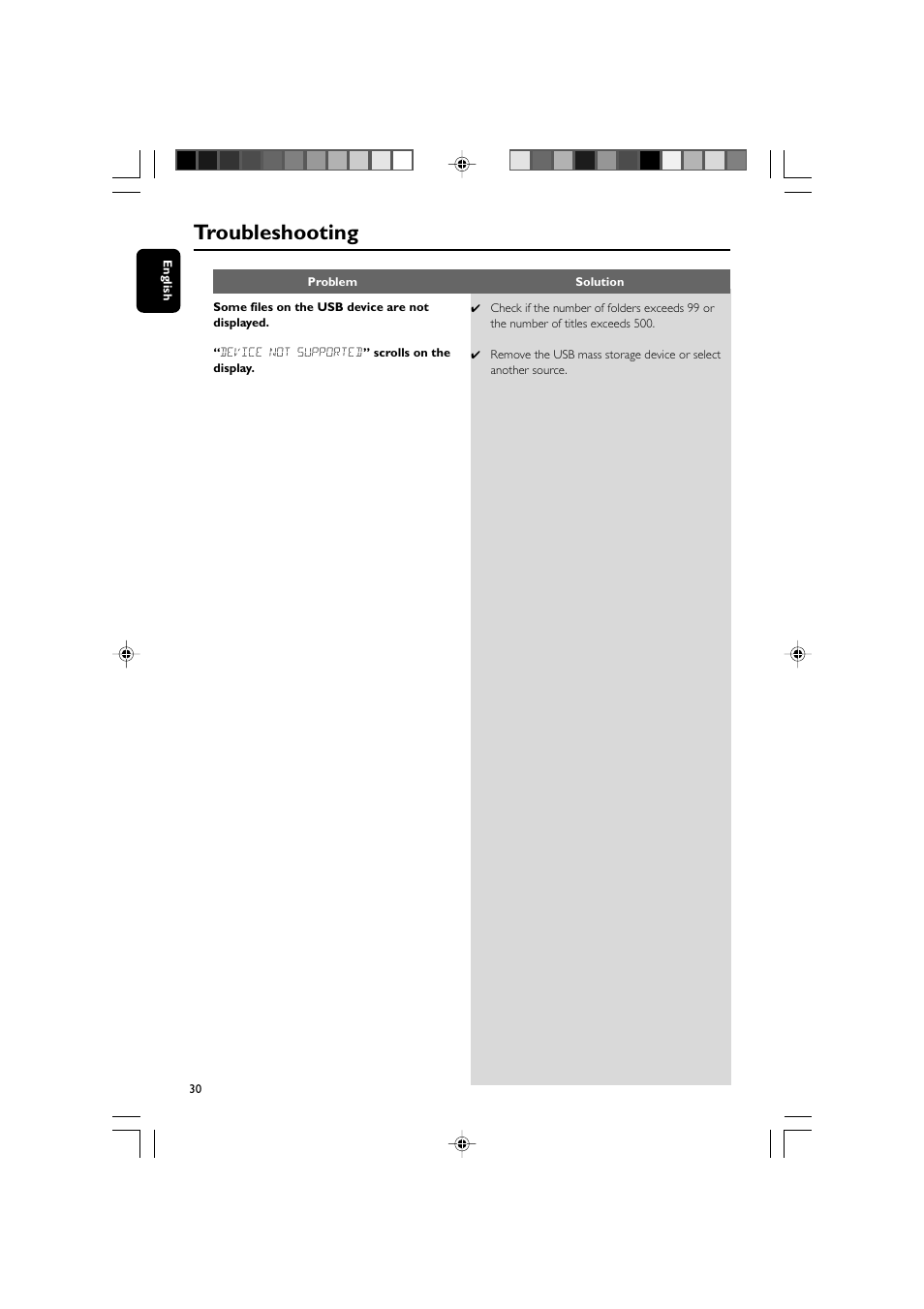 Troubleshooting | Philips MCM309R-37 User Manual | Page 30 / 35