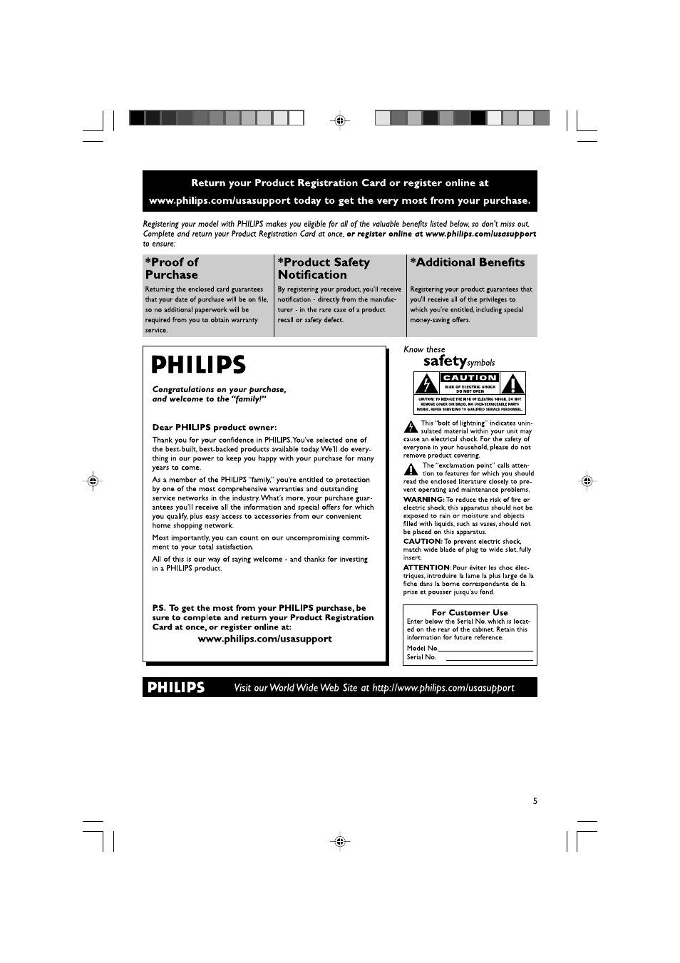 Philips MCM309R-37 User Manual | Page 5 / 35