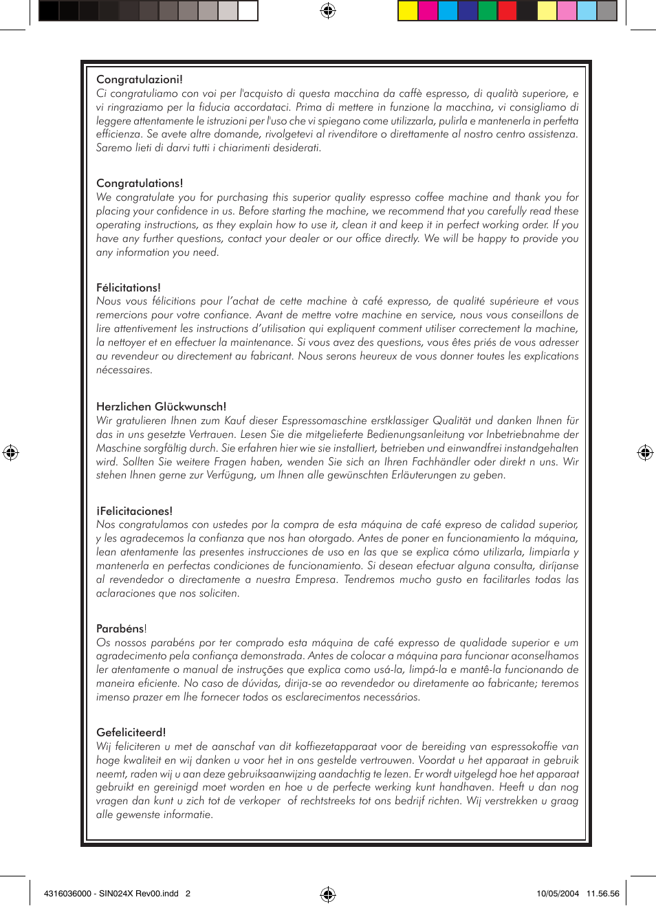 Philips 10000081 User Manual | Page 2 / 92