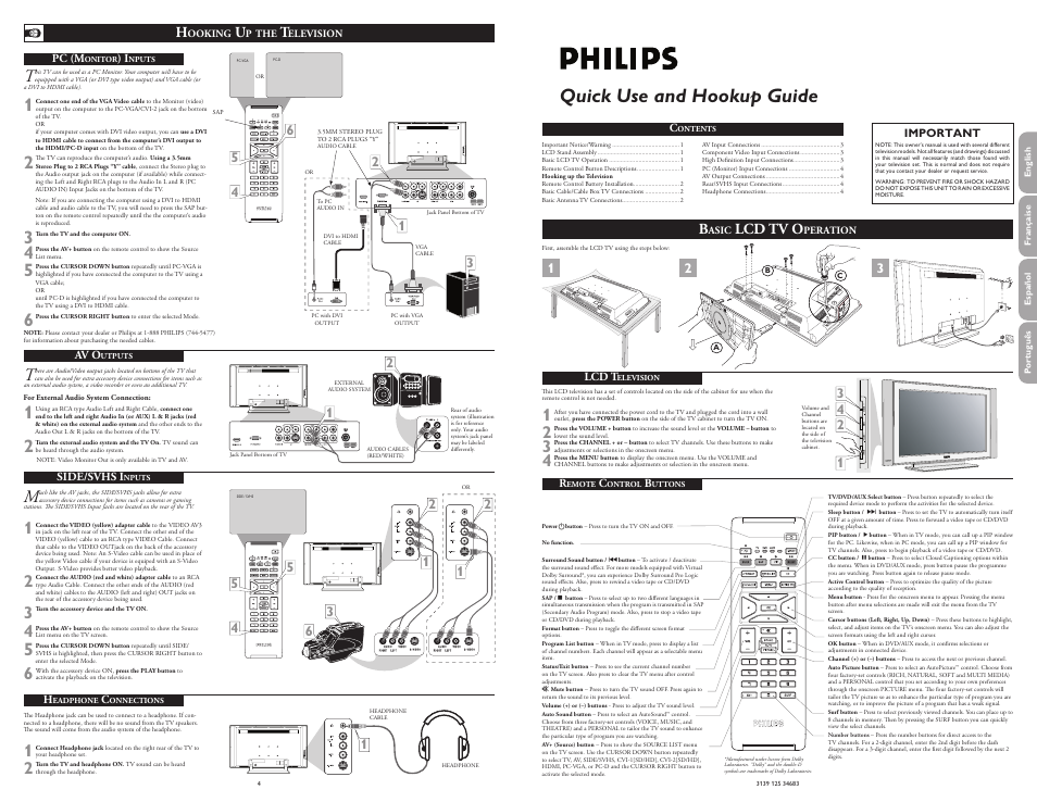 Philips 26PF5320-28B User Manual | 2 pages