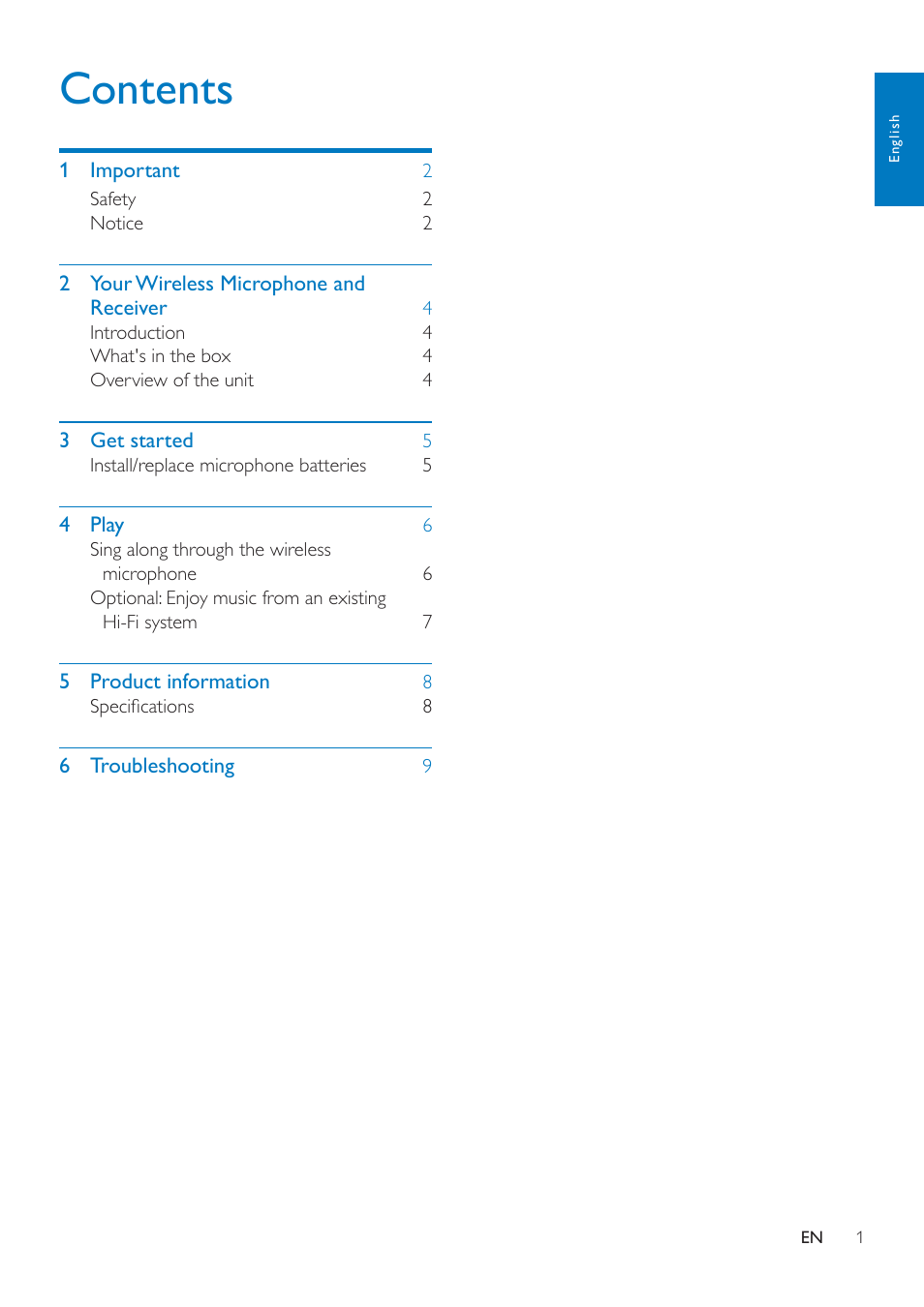 Philips AEA3000-00 User Manual | Page 3 / 12