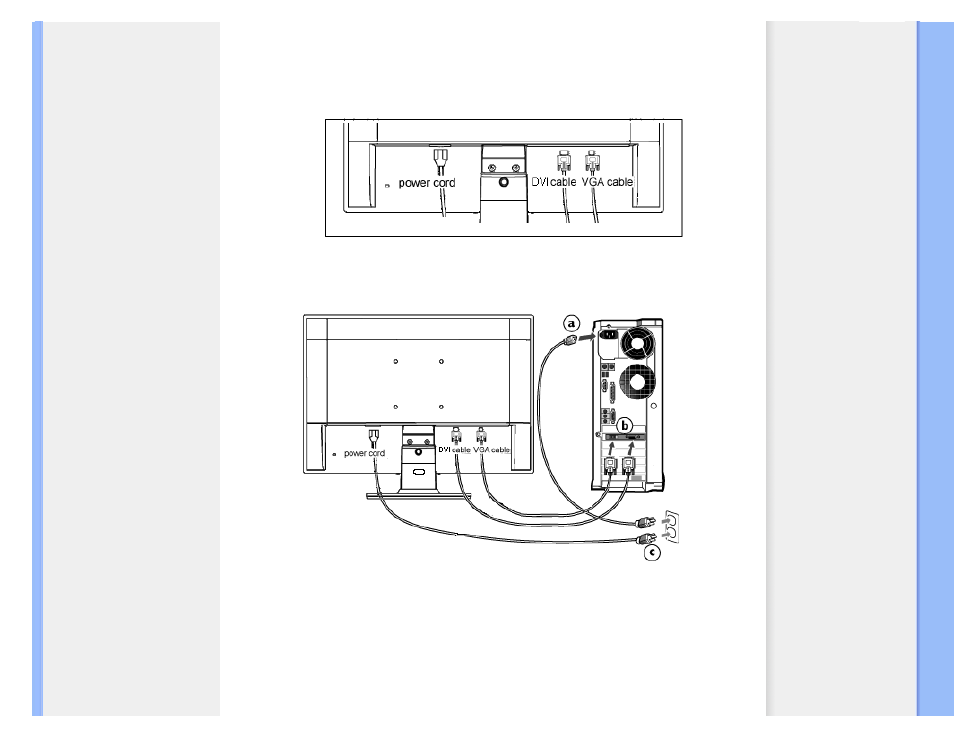 Connecting to your pc | Philips 190V1SB-27 User Manual | Page 37 / 77