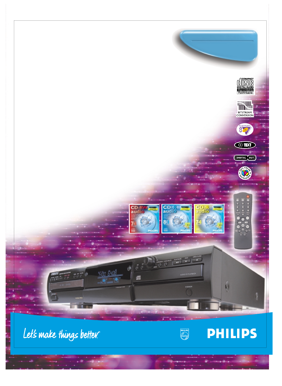 Philips CDR778BK98 User Manual | 2 pages