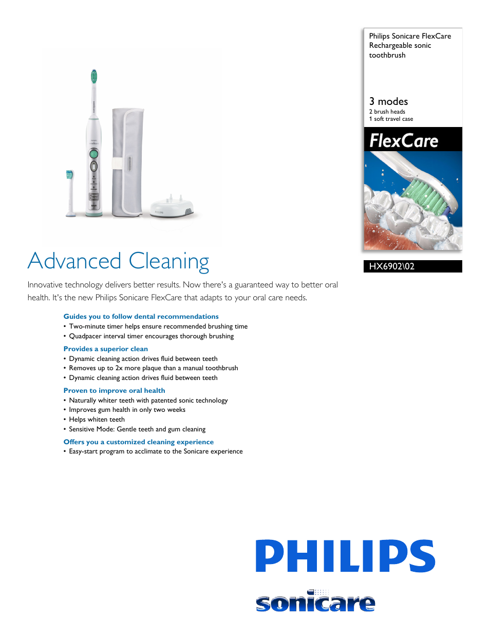 Philips HX6902-02 User Manual | 3 pages