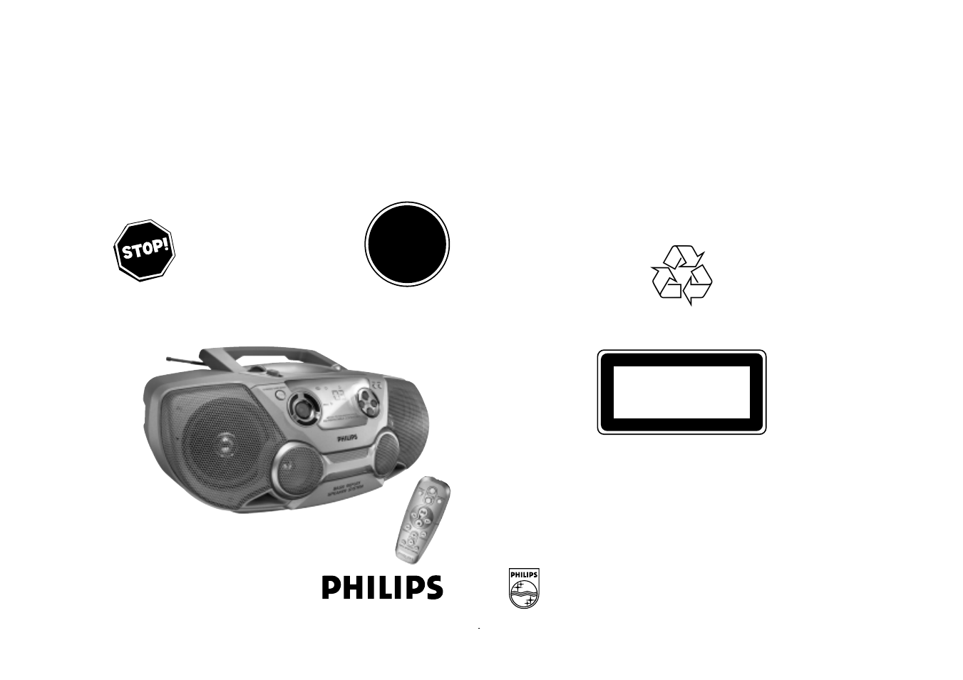 Philips AZ1301-17B User Manual | 7 pages