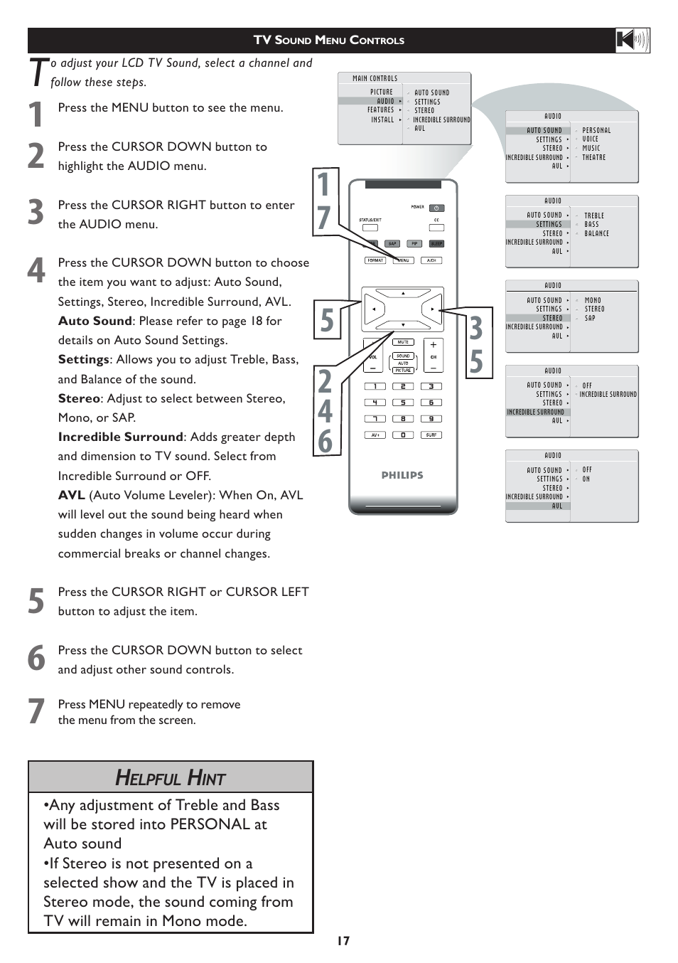 Philips 23PF5320-28 User Manual | Page 17 / 35