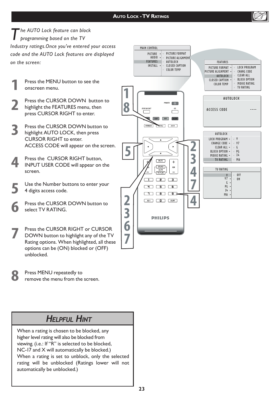 Philips 23PF5320-28 User Manual | Page 23 / 35