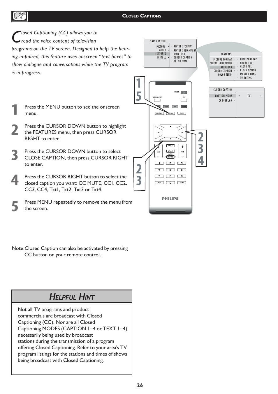 Philips 23PF5320-28 User Manual | Page 26 / 35