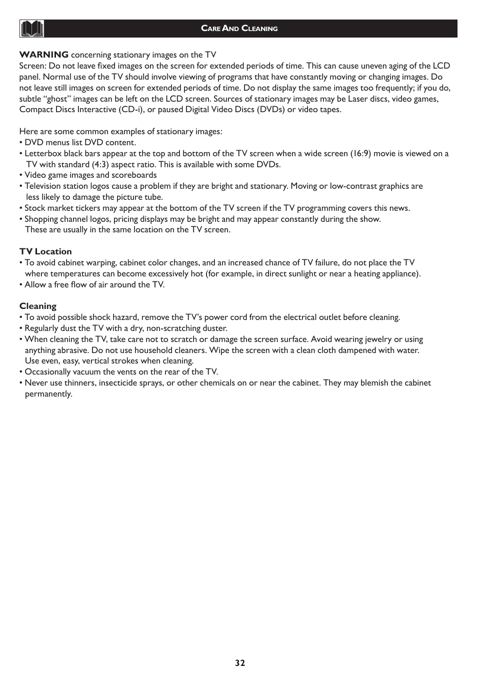 Philips 23PF5320-28 User Manual | Page 32 / 35